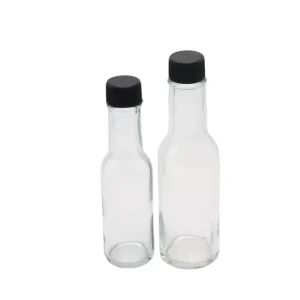 Chilli Glass Bottle 150ml 90ml 250ml Bulk Chili Sauce Glass Bottle Glass Hot Sauce Bottle with Screw Cap
