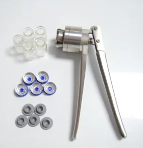 China Factory 13mm 20mm Glass Bottle Closer Machine Medical Bottle Sealing Crimper