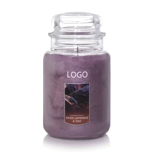 Christmas Indoor Beeswax Scented Candle, 22 oz, Natural Aromatherapy Glass Jar Gift Set