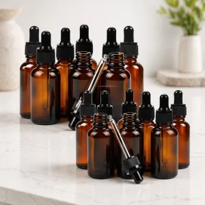 Classic 5ml 10ml 30ml 50ml 100ml Amber Hair Essential & Skin Care Serum Massage Oil Dropper Glass Bottles