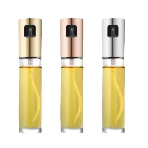 Classic Design Stainless Steel Press Spray Bottle for Oil BBQ or Kitchen Household Glass Oil Sprayer and Pot