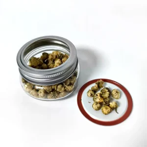 Classical Style Mini Glass Canning Jars Wide Mouth Caviar Honey Sauce Cans Container with Metal Screw Cap for Jam Jelly Honey