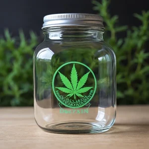 Clear 100ml 120ml 150ml 200ml Square Glass Mason Jar with Screw Lid for Spices, Honey, and Canning