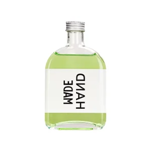 Clear 100ml 200ml 250ml 350ml 500ml Flat Flask Glass Bottles for Cold Brew Coffee Juice Beverage Wine Liquor Tea Milk
