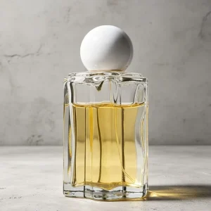 Clear 100ml Glass Perfume Spray Bottle with Ball Lid