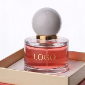 Clear 30ml 50ml 100ml Glass Spray Perfume Bottle with White Cap
