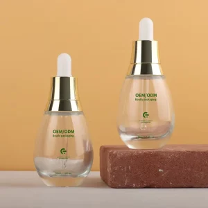 Clear 30ml Glass Dropper Bottle for Oils, Skincare, and Lotion
