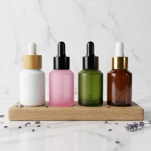 Clear Amber Glass Bottle 15ml 30ml 60ml Empty Glass Dropper Bottles For Essential Oil Serum Perfume Custom Private Label