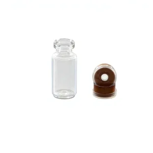 Clear Amber Glass Vial Injection Bottle Medical Penicillin Bottle Crimp Top Glass Vial for Lab Pharmacy