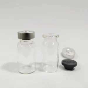 Clear Amber Glass Vials with Crimp Top
