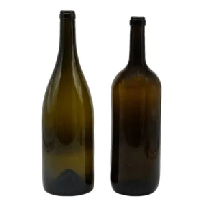 Clear Dark Green Amber Magnum Glass Wine Bottles with Wine Bottle Stopper