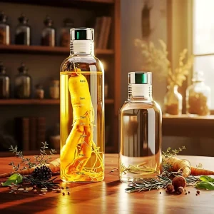 Clear Empty Borosilicate Glass Water Bottle for Sports and Automotive Use