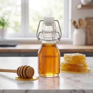 Clear Glass Beverage Bottle for Fruit Juice and Beer with Sealed Food Packaging