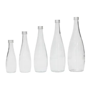 Clear Glass Bottles for Beverage, Juice, Coffee, Wine, Whisky, Vodka, Spirits and Liquor, 200ml to 1000ml