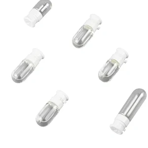Clear Glass Bulb Vials and Empty Ampoule Bottles for Cosmetic Serum, Skincare Essence, and Lab Sample Storage