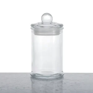 Clear Glass Candle Jar with Glass Lid, 150/350/750 ml