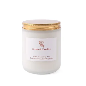 Clear Glass Candle Jar with Lid for Aromatherapy