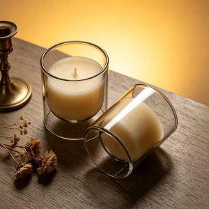 Clear Glass Candle Jars 200 ml 400 ml