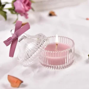 Clear Glass Candle Jars
