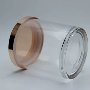 Clear Glass Candle Jars with Lids, 6 oz, 8 oz, 10 oz, 14 oz