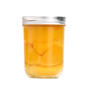 Clear Glass Canning Jars with Silver Lids for Caviar, Herbs, Jelly, and Jam