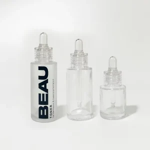 Clear Glass Dropper Bottle for Oil