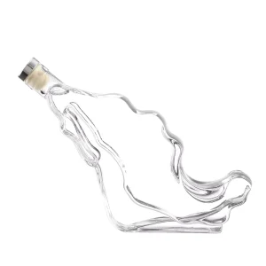 Clear Glass Flat Bottles 500ml 700ml 750ml for Brandy Rum Tequila Whisky XO Vodka and Other Liquors