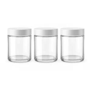 Clear Glass Food Containers, 180ml-1000ml, with Custom Screw Lids
