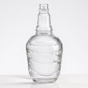 Clear Glass Juice Wine Decanter Whiskey Water Jug with Lid