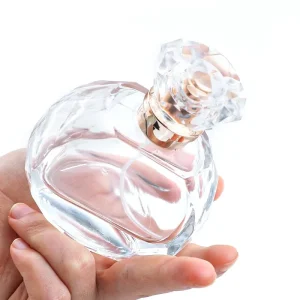 Clear Glass Perfume Bottle