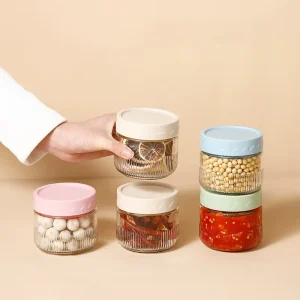 Clear Glass Spice, Cereal and Food Storage Jars 250ml 500ml