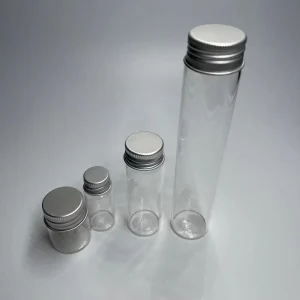 Clear Glass Vials and Wishing Bottles with Cork for Candy, Tea Leaf, and Spice Packaging