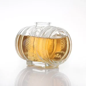 Clear Glass Vodka Whisky Bottle 500ml 700ml with Cork