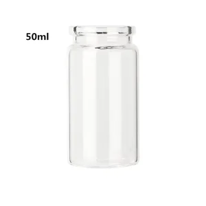 Clear High Borosilicate Glass Storage Jar with Cork Lid, Moisture Proof