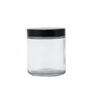 Clear High Borosilicate Glass Storage Jars with Lids for Food and Spices