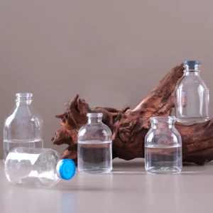Clear Neutral Borosilicate Glass Injection Vial Bottle for Sterile Pharmaceutical Liquid