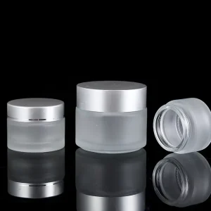 Clear Round Glass Face Cream Jar 5g 10g 20g 50g