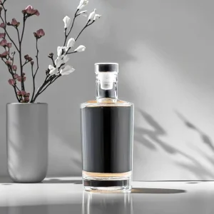 Clear Round Glass Spirit Bottle for Gin, Vodka, Wine, Juice, and Whisky, 500ml 700ml 750ml