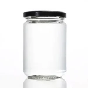 Clear Round Wide Mouth Glass Jar Canning Jars for Honey Jam Pickle Sauce With Metal Lid 250 ml 500 ml 8 oz 16 oz