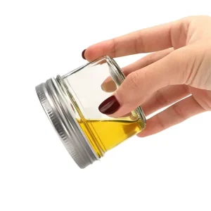 Clear Round Wide-Mouth Mason Glass Jars for Jam Storage, 100ml 200ml 280ml 400ml