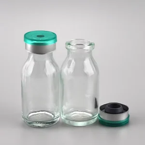 Clear Sodium Calcium Glass Moulded Injection Bottles 7ml 10ml 15ml 20ml 25ml 30ml 50ml 100ml