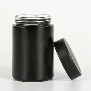 Clear Straight-Sided 5oz Glass Jar with CR Lid