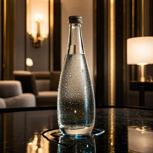 Clear Super Flint Lead-Free Glass Bottle for Water, Wine, Sake, Whisky, Rum, Vodka and Brandy