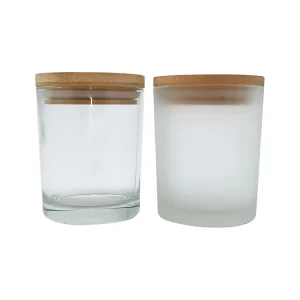 Clear Wide Mouth 200ml 300ml Glass Candle Jars and Honey Jar