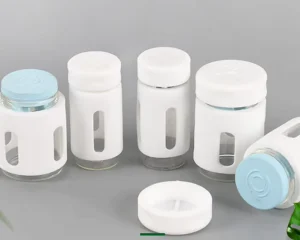 Clear and Amber Borosilicate Glass Vials Packaged by Silicone Case