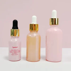 Colored Glass Dropper Bottles Multi Size Frosted Essential Oil Bottles for Serum & Aromatherapy Customizable