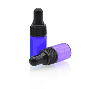 Colored Mini Essential Oil Glass Dropper Bottles 1ml 2ml 3ml 5ml Aromatherapy Perfume Glass Serum Bottles