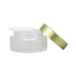 Colorful Glass Cosmetic Cream Jars with Lids 15g 30g 50g 100g