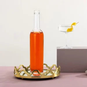Competitive Price 750ml Long Neck and Round Shoulder Liquor Bottle Glass Bottle Packaging for Brandy or Whisky 750ml