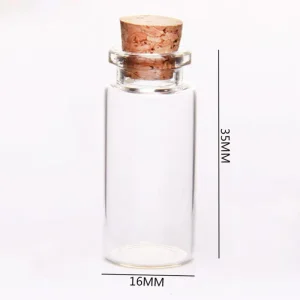 Cork Stopper Glass Bottle Vials and Jars Wishing Bottle Wedding Favor